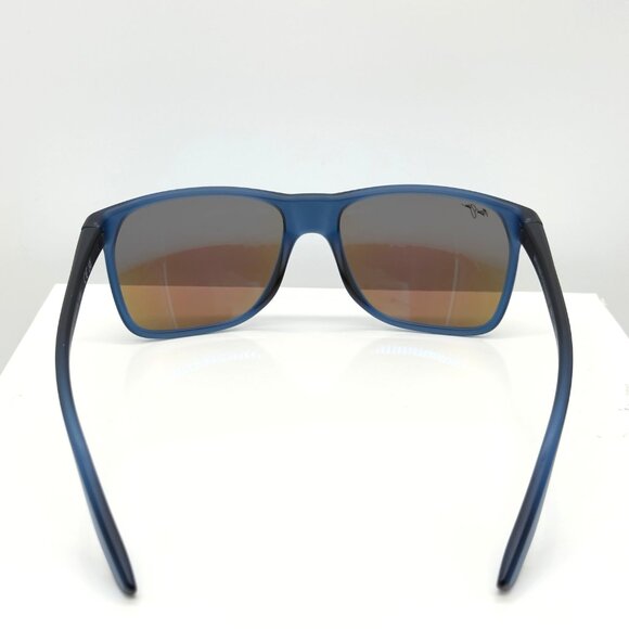 Maui Jim Pailolo MJ603-03 Matte Navy Blue Hawaii Polarized Sunglasses 58mm Case - Picture 3 of 8